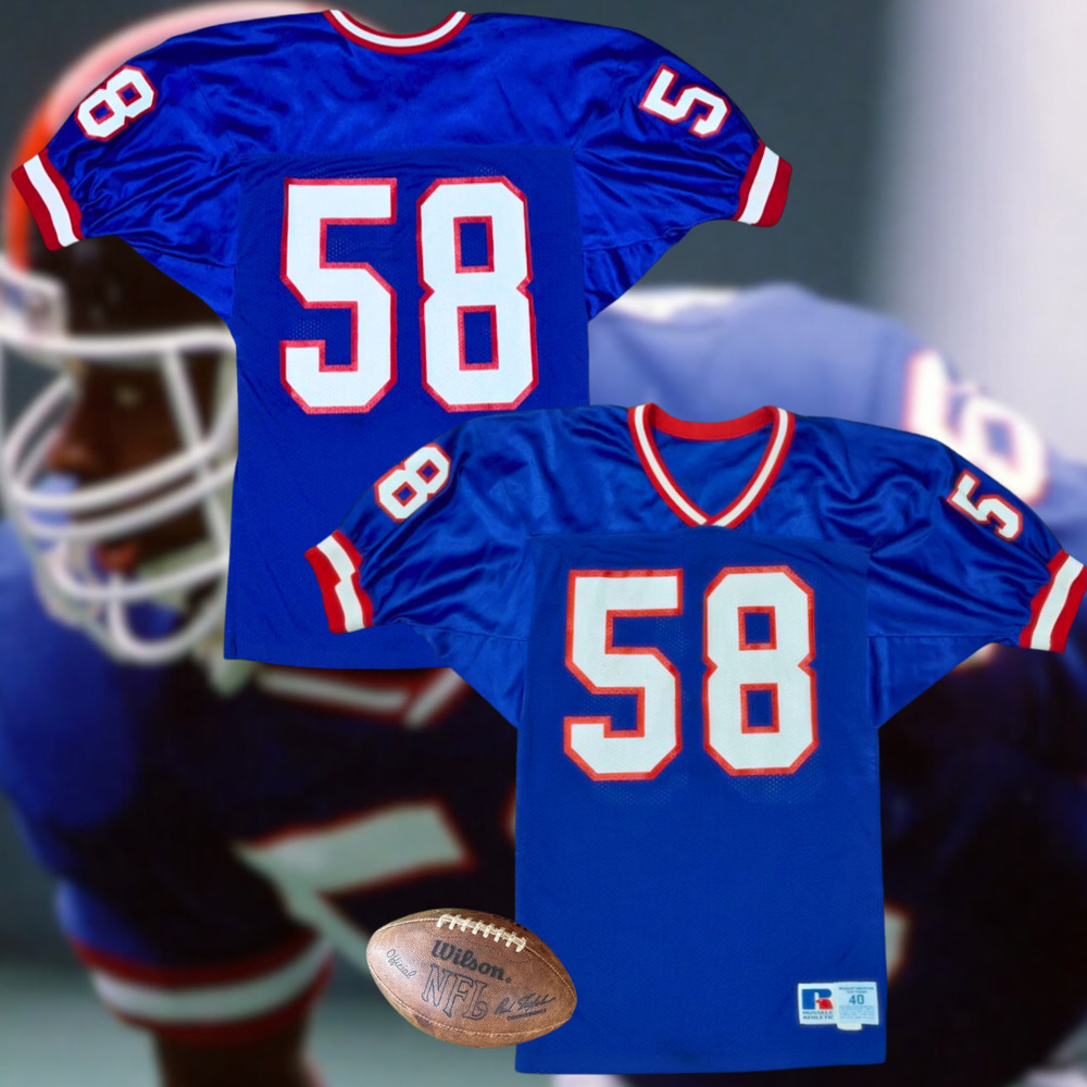 New York Giants Carl Banks #58 NFL Russell Athletic Jersey USA Size 40 M Vintage - Picture 12 of 14